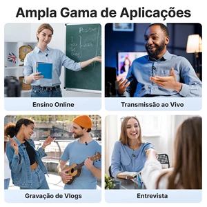 Boya Boya Mini Wireless Lapela Noise Cancellation for iPhone15-16 iPad Android Type C Smartphone, camera, youtube game Live Video Recording Vlog Vlog Wireless Transmission 100m 8 Main sales microphone boya - №4