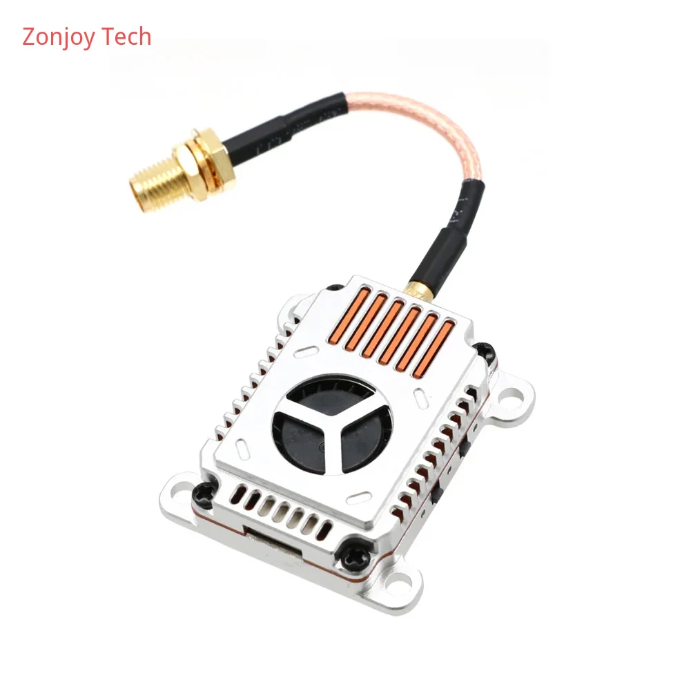 new LST 1.2Ghz 1W 1.6W 2W 2-8S Switchable VTX Video Transmitter Module 1.2G 8Ch VRX Heat  Shell For Long Range FPV Drone