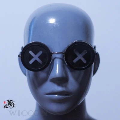 Lunettes de Cosplay avec Bouton en V, Accessoire de Cosplay, Cadeau pour Garçon et Fille