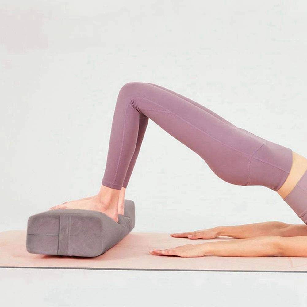 Almohada de refuerzo de Yoga para meditación y soporte, cojín de Yoga Rectangular, accesorios de Yoga lavables a máquina