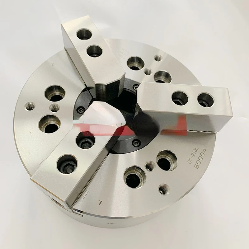 Long-stroke three-jaw hydraulic chuck OP-206L OP-208L OP-210L