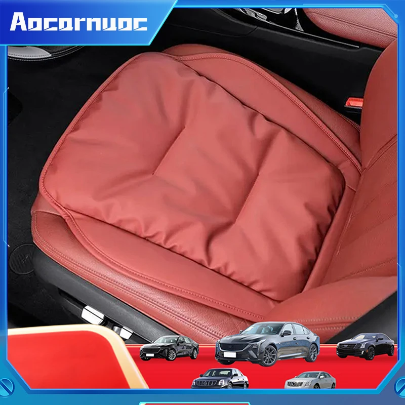 

For Cadillac CT4 CT5 CT6 ATS-L XTS Car Seat Cover PU Cars Seat Cushion Protector Comfortable Butt Cushion Car Interior Supplies