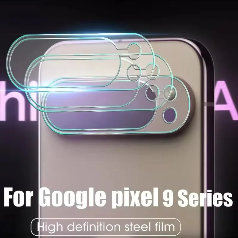 Защитная пленка для объектива камеры из закаленного стекла для Google Pixel 9 Pro Pixel 9 Pro XL HD, прозрачная защитная крышка для объектива с защитой от царапин