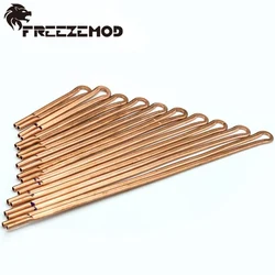 Freezemod 10/20/25/30CM Flat Copper Pipe OD4.5MM Loop T2 Pure Copper Tube Heatsink For Laptop Water Cooling Refit Notebook