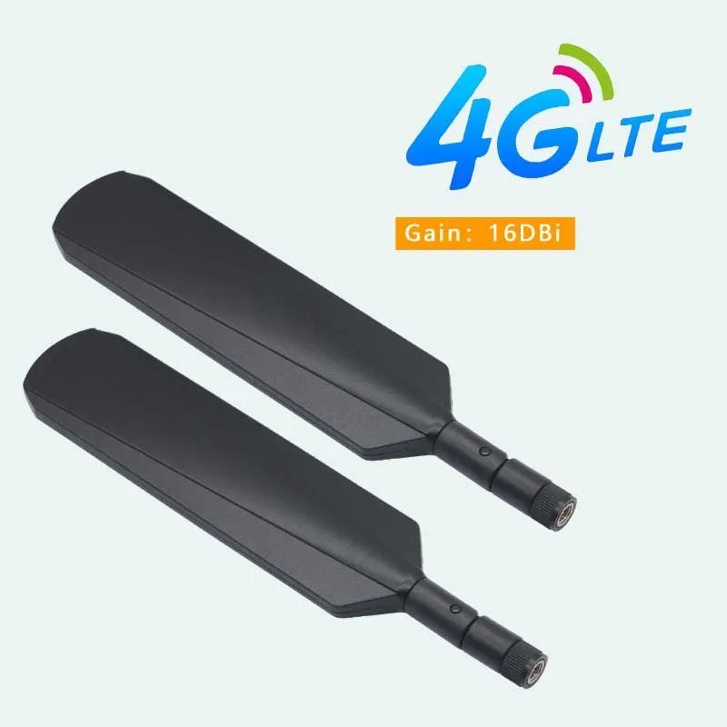 4G LTE Router เสาอากาศ16dBi การรับสูง698-2700MHz TS9 SMA ตัวผู้สำหรับการ์ดเครือข่ายไร้สายที่เราเตอร์อินเตอร์เน็ตไร้สายความไวของสัญญาณสูง