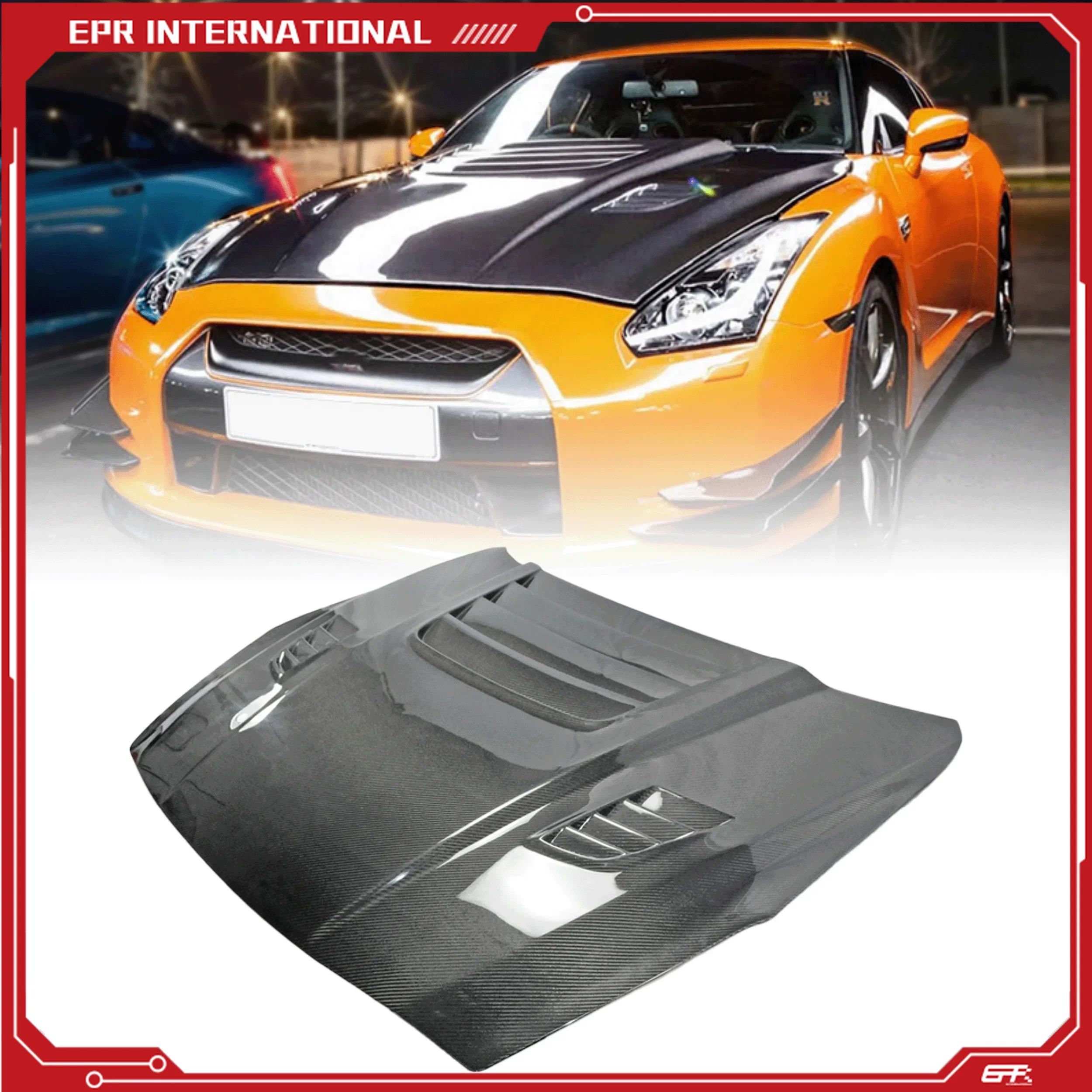 

R35 GTR Revosport Style Капот (с поддоном для воды)