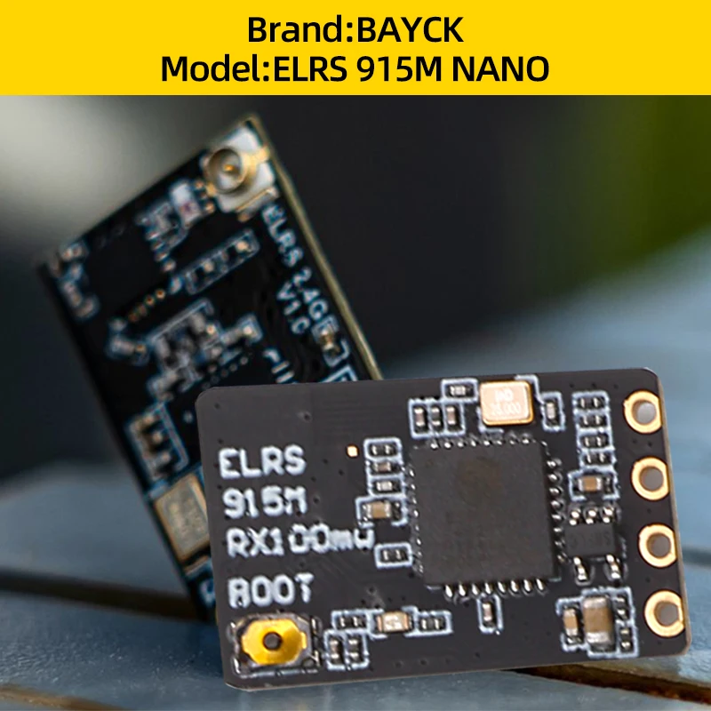 BAYCK ELRS Receiver 2.4G NANO ExpressLRS 915MHz RX With T Type Antenna Support WiFi For RC FPV Racing Drone Quadcopter