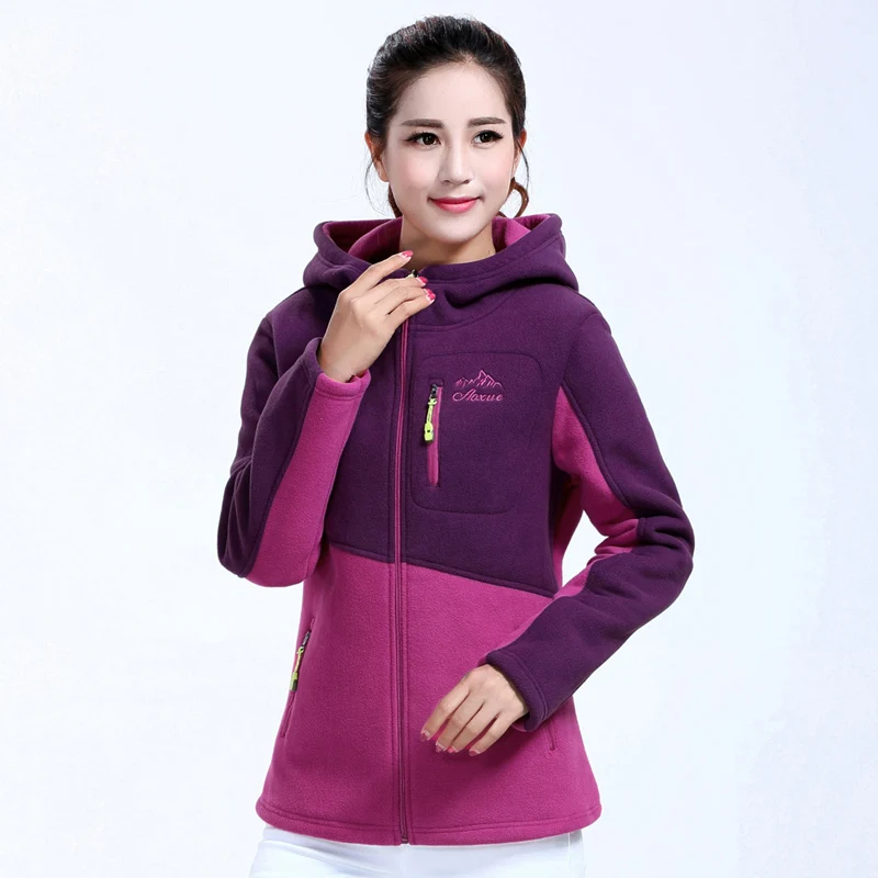 2023 Autumn Women Hoodies Pullover High Quality Patchwark Female Jackets Polar Fleece Coat Autumn Winter Warm Woman Sweatshirt