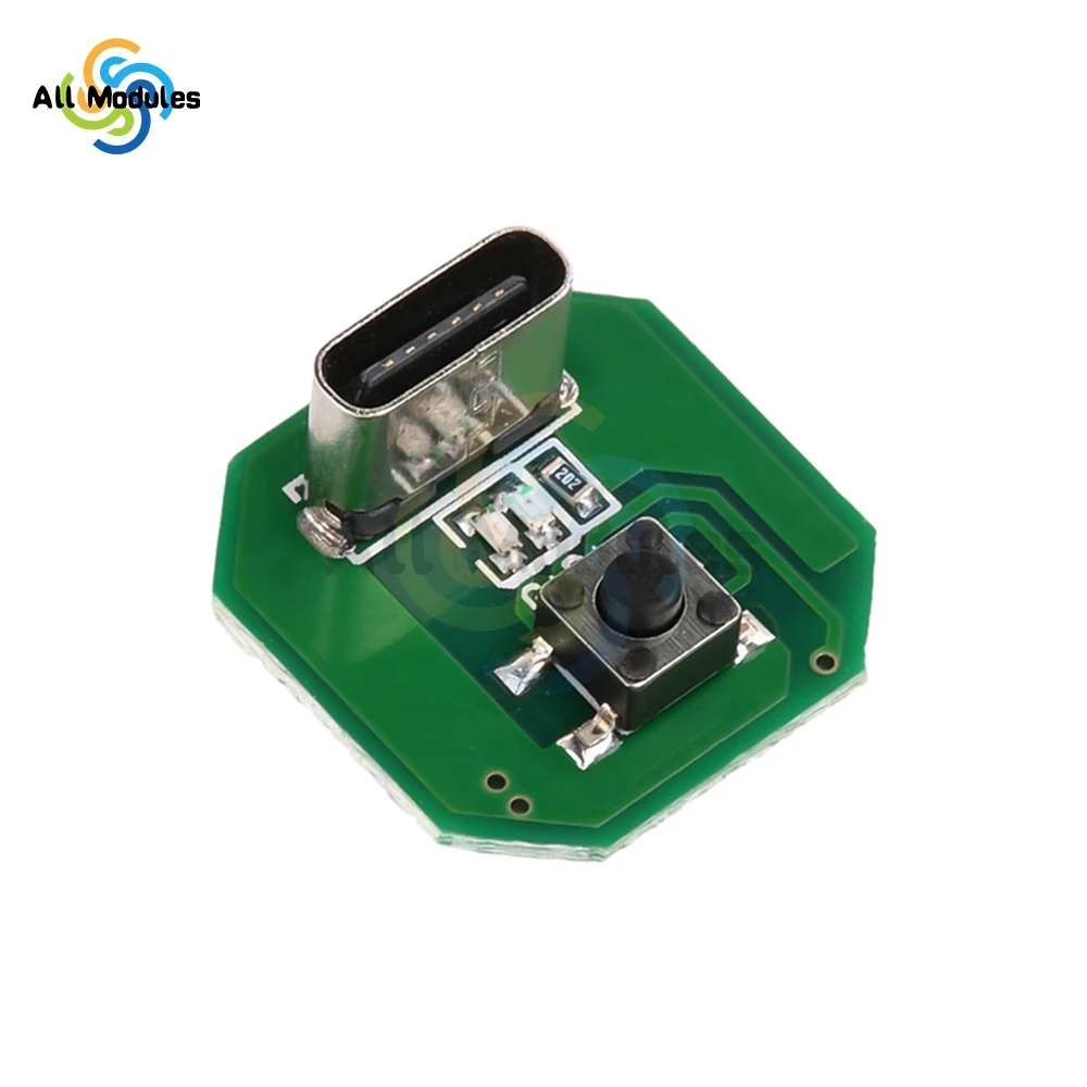 Flashlight Driver Board Circuit Board DIY Accessories Type-c Charging Port Charging and Discharging Integrated Module for 18650