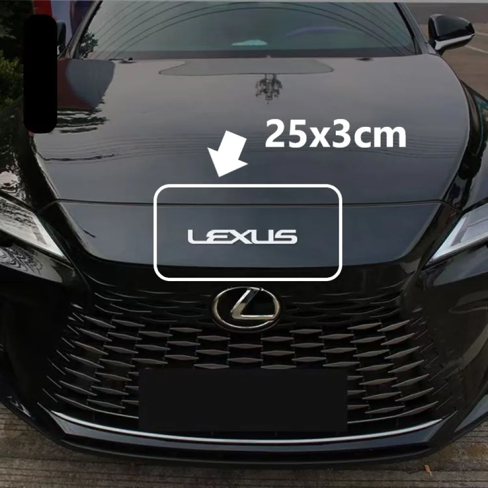 

Universal Emblem Badge Sticker For Lexus car F SPORT CT200H GX460 IS250 ES 220D IS200 Fsport GS GX IS LS LX NX RX UX CT LC RC