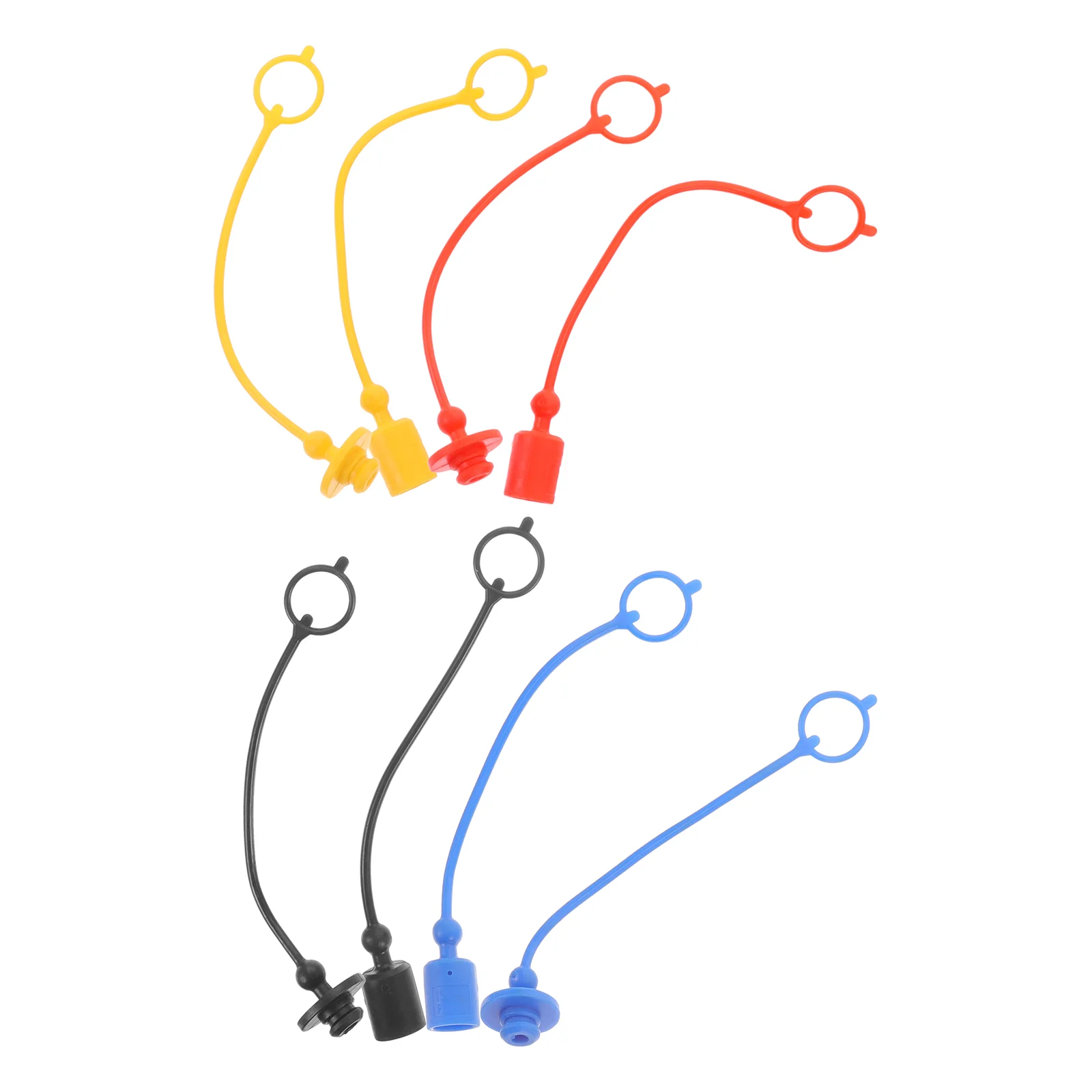 8 ISO7241A Hydraulic Quick Coupling Dust Caps 1 4 Multicolor Plastic Protector Covers Anti Dust Cap Tools Coupler