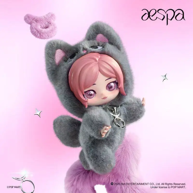 Pop Mart Fluffy Club Aespa Blind Box 4pcs Set