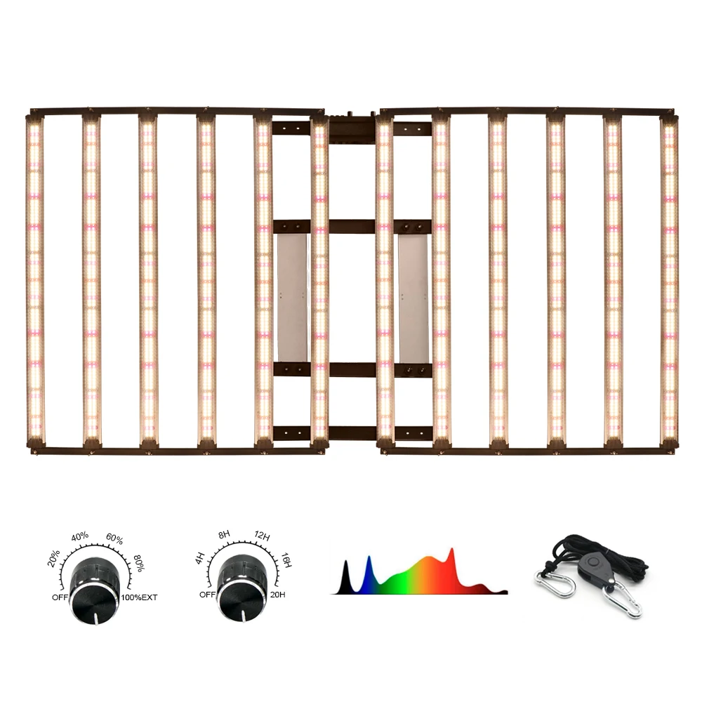 YXO High PPE 2.8Umol Grow Light Indoor Plant Grow Lamp Dimmable Grow Light Bars