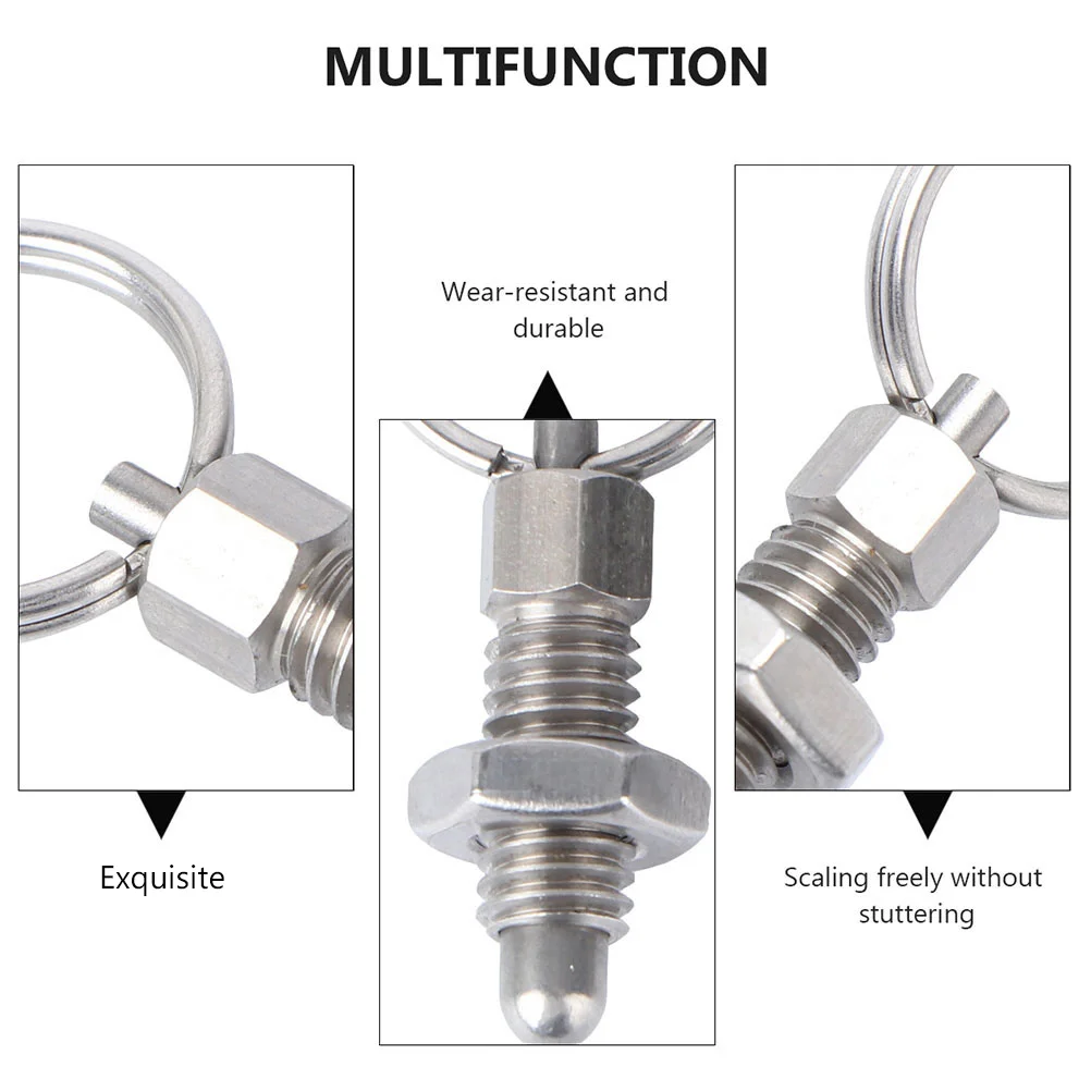 Pull Ring Indexing Plunger Pin Machine Knob Plungers Positioning Stainless Steel Spring Quick Release Equipment