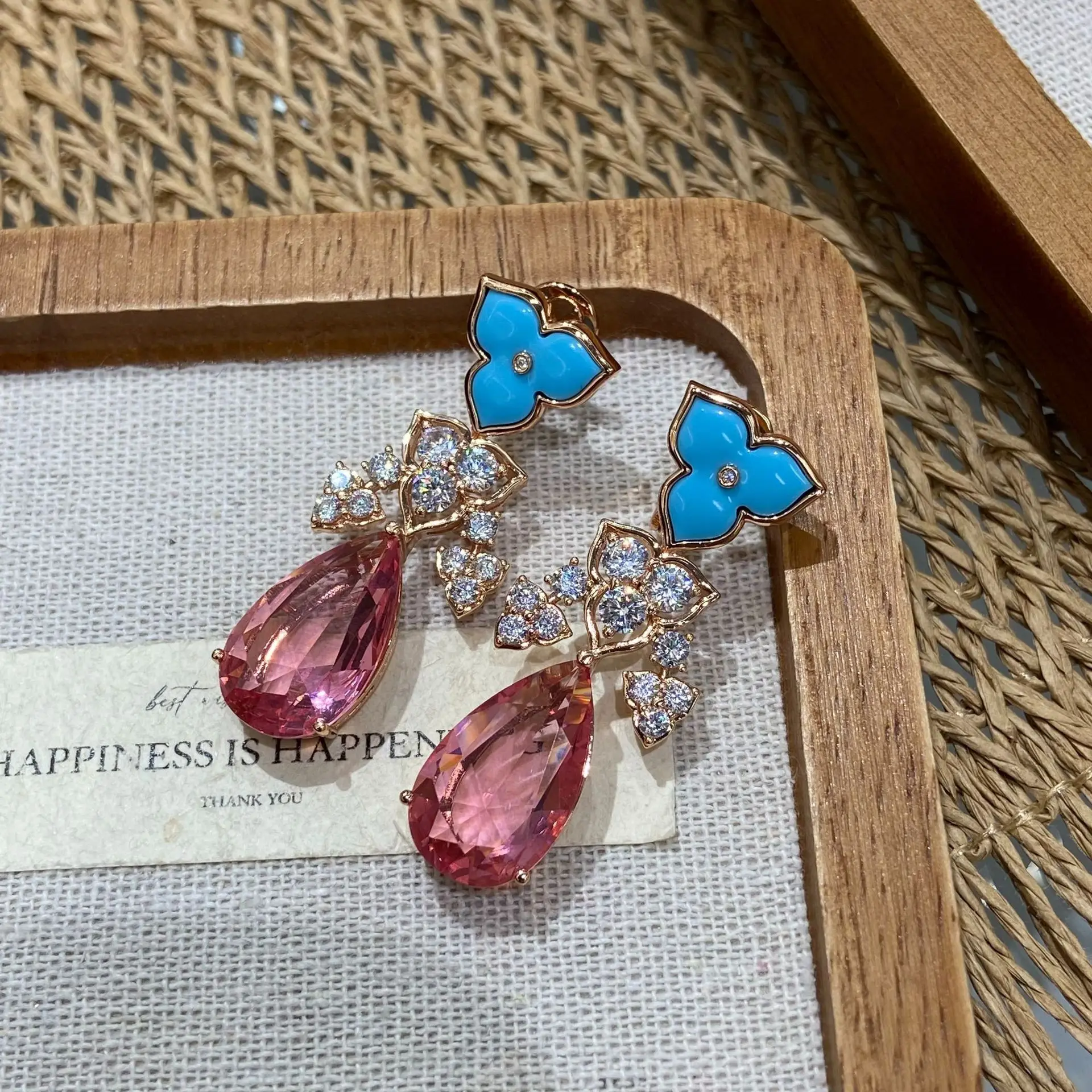 Summer 2026 High-end Women's Zircon pendant jewelry Set, Light Luxury Evening Earrings, Necklace, Wedding Accessories