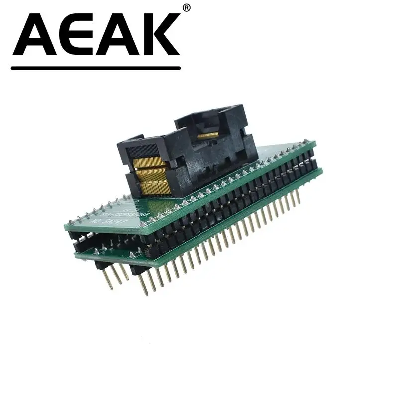 AEAK Top Quality TSOP48 to DIP48 adapter,TSOP48 test socket 0.5mm Pitch for RT809F RT809H & for XELTEK USB Programmer image 3