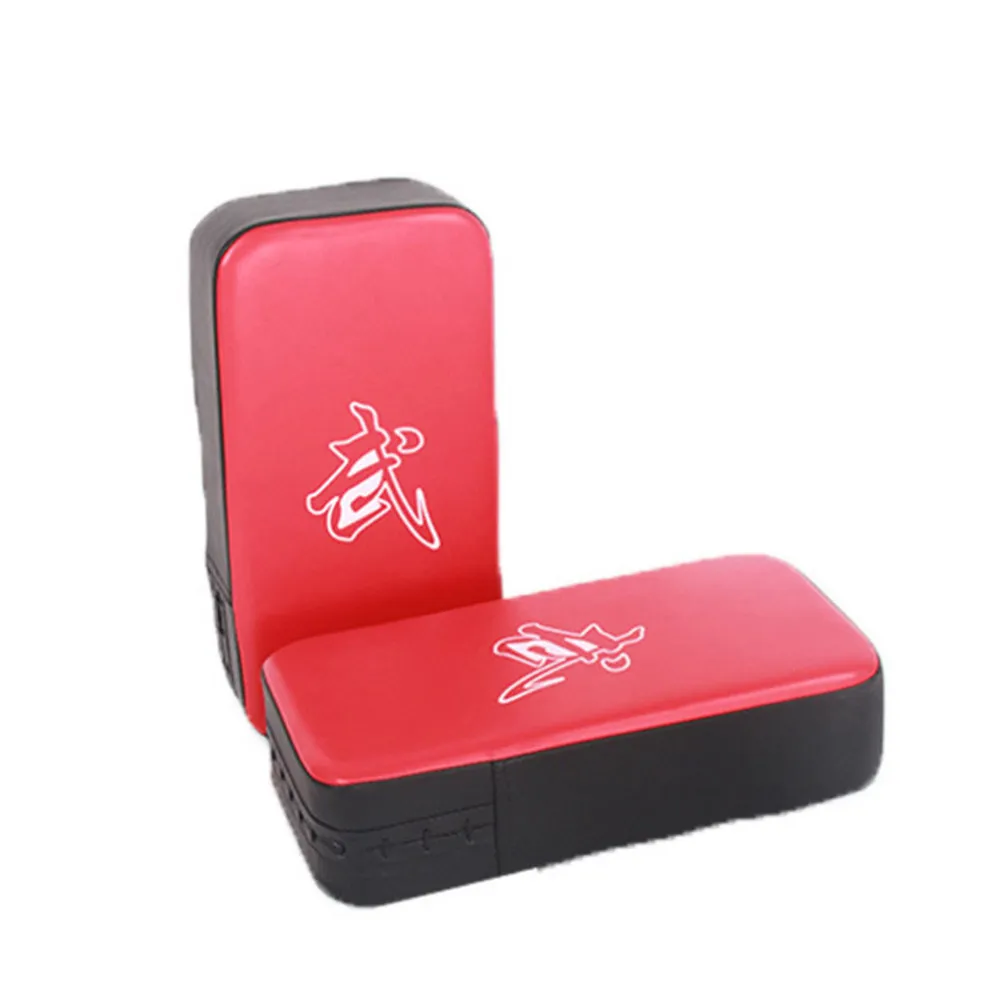 Pair Taekwondo Kick Pad PU Surface Martial Arts Foot Target with Wrist Strap for Kicks Speed Accuracy Strength Training