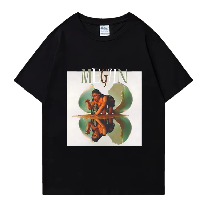 Hot sale Megan thee Stallion Album 2024 Cobra Graphic T shirt Unisex vintage Hip Hop Tops Men Women Cotton short sleeve t-shirts