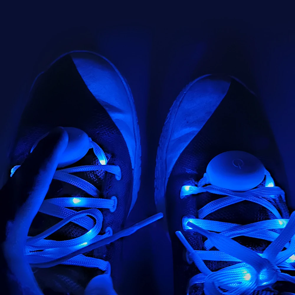 Luminous Shoelaces LED Sport Shoe Laces For All Shoes Fluorescent laces Party Get together Night run holiday decoration Unisex