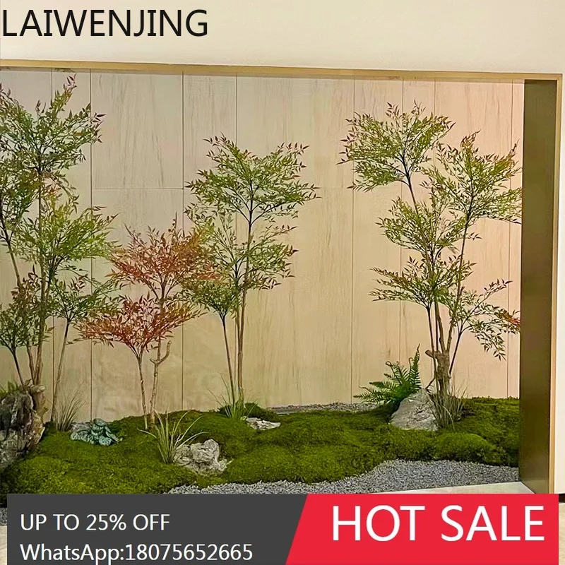 HLZ Artificial Green Plant Potted Indoor Display Floor Landscaping Bionic Plant Landscaping Decoration