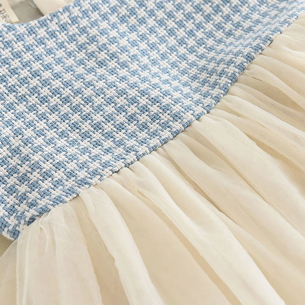 Bär Führer Mädchen Kleidung Set 2-6 Y Frühling Herbst Neue Mädchen Plaid Weste Kleid Retro Outwear Mantel 3 stücke Mode Baby Party Outfits – Detail 12