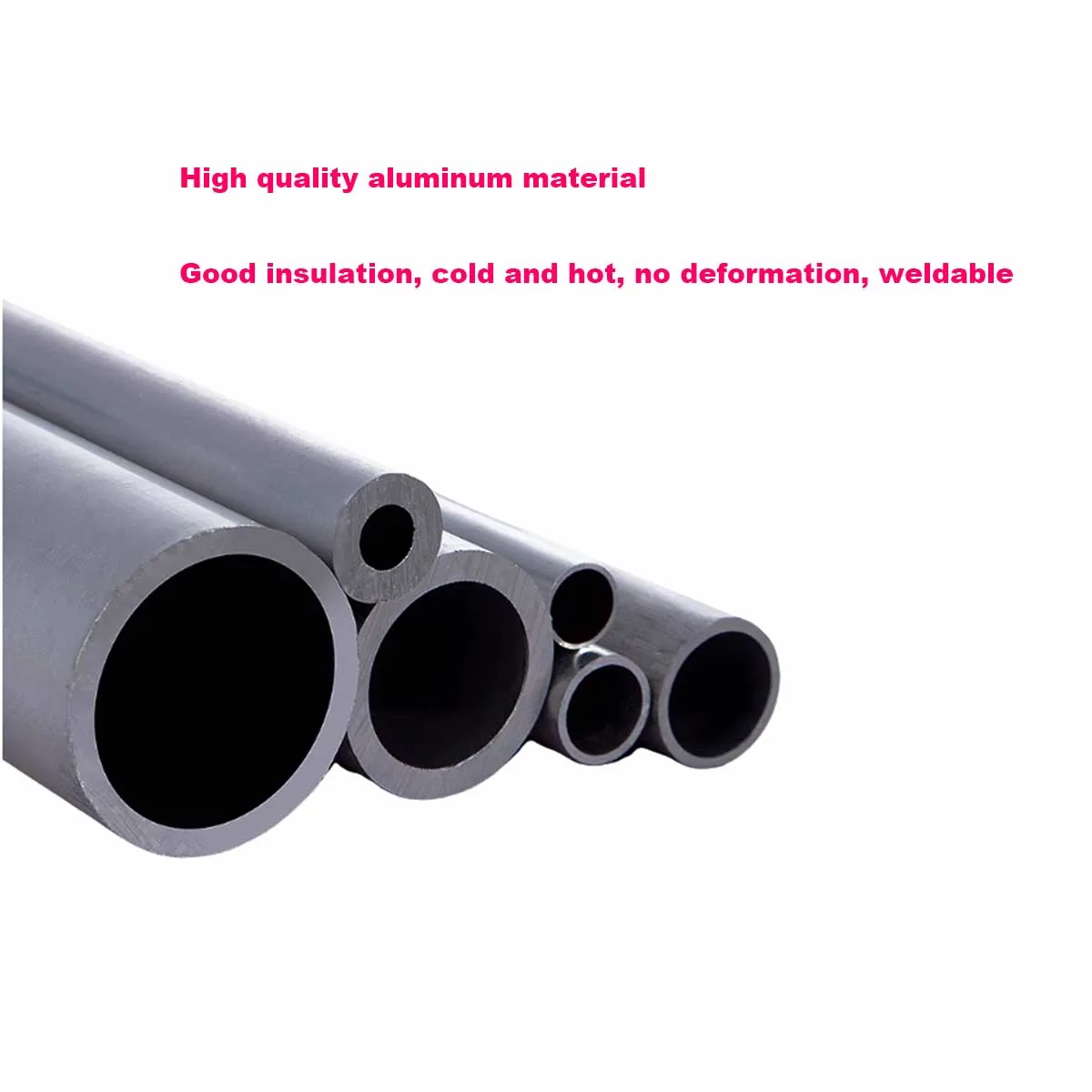 

6061/6063 Aluminum Tube Thick Walled Thin-Walled Tube Aluminum Alloy Tube 4 5 6 8 10 12 16 20mm Hollow Round Tube