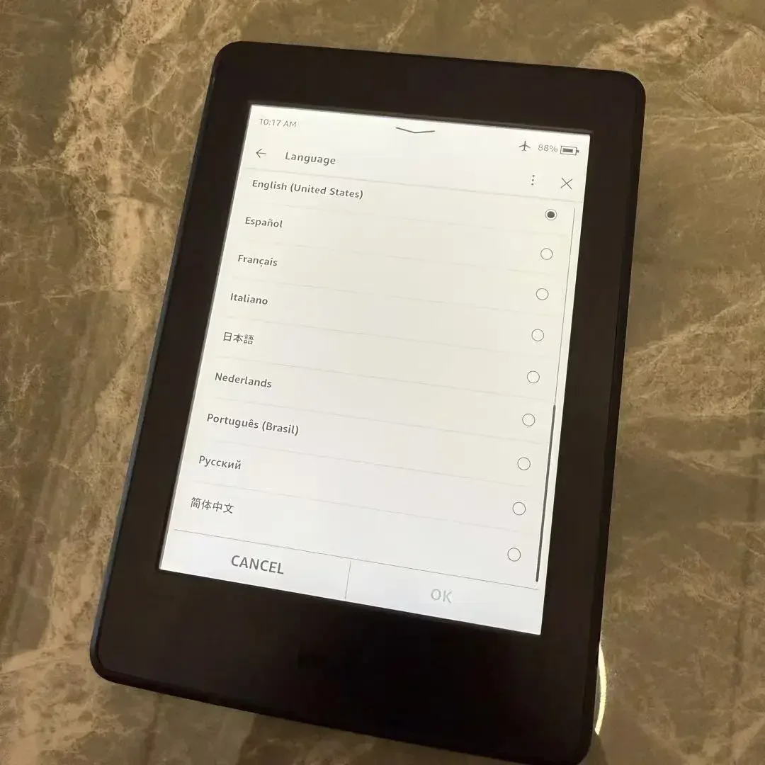 ضوء كيندل بيبر وايت 7th/6th مستعمل بحالة جيدة قارئ الكتب الإلكترونية المدمج في الضوء 6 بوصة الكتاب الإلكتروني كتاب الحبر الإلكتروني لـ kobo