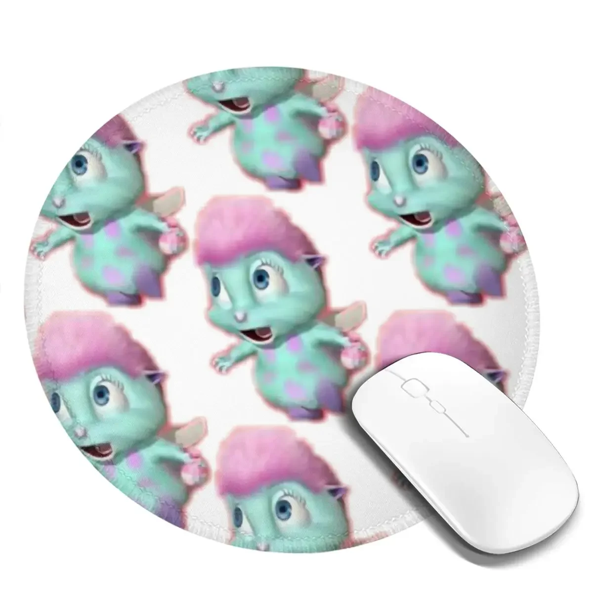Bibble From Fairytopia Round Mouse Pad Computer Keyboard Mouse Mat Gaming PC Desk Mat Office Table Mats