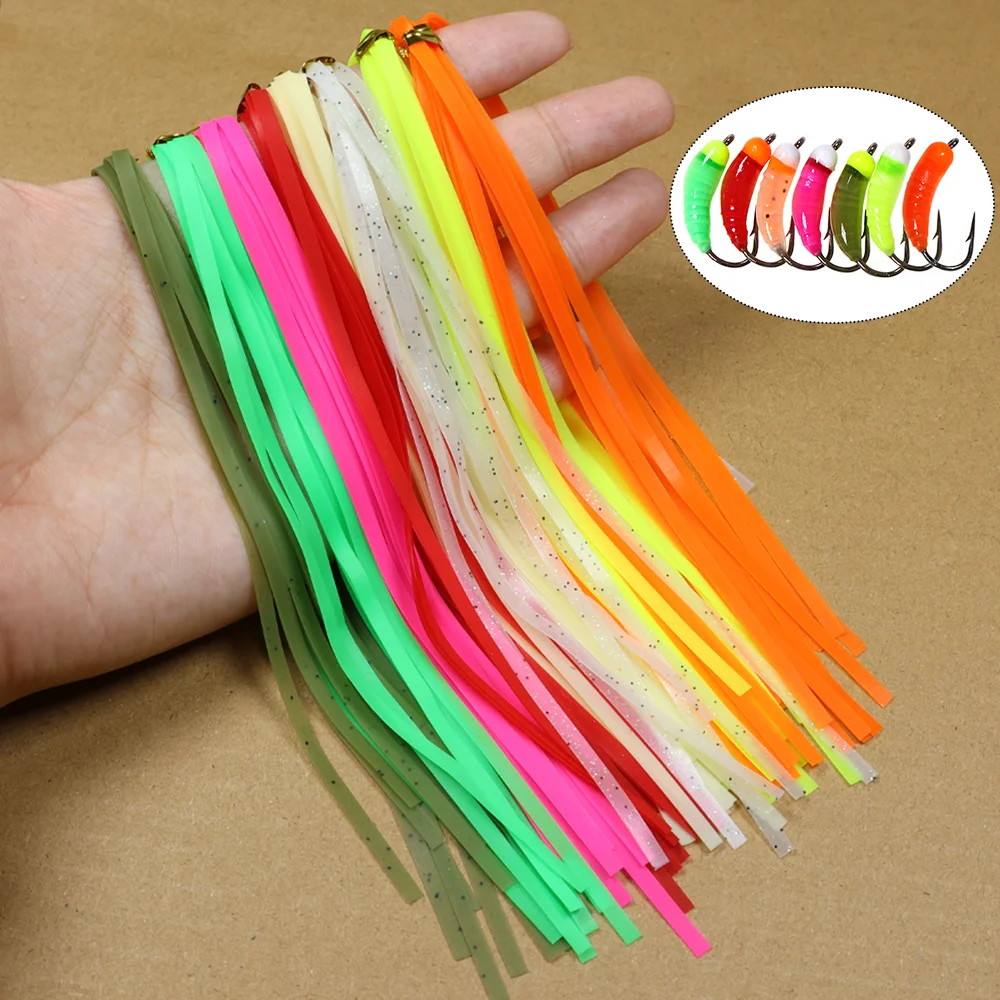 2/3 Paquetes de Material Elástico de 3mm de Ancho para Envolver el Cuerpo de la Ninfas, Piel Realista de Scud para Atado de Moscas, para Larvas de Caddis y Ninfas Checas