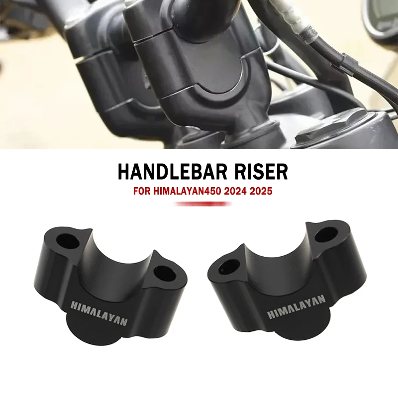 

Motorbike Handlebar Relocator Set For Royal Enfield Himalayan 450 Himalayan450 2024- Handle Bar Riser Offset