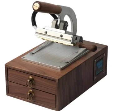 Walnut Hot Stamping  Leather Embossing Heat Press  Hot Press Leather Stamping  Multi-Material Foil Imprinting Machine