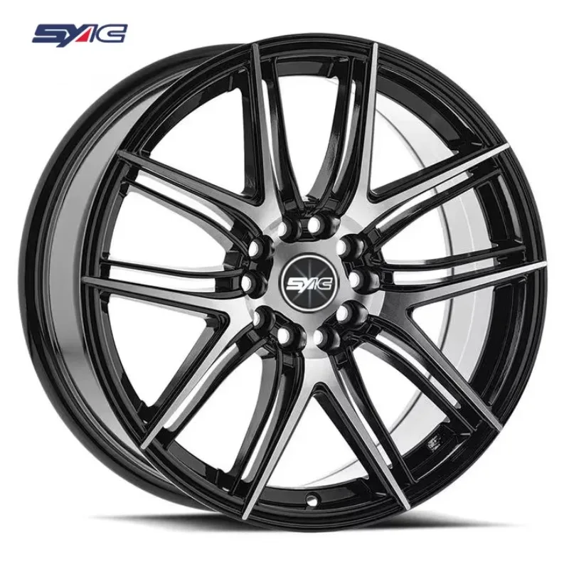 SYAC Factory Trendy Design 17 18 19 20 21 22 Inch 4/5/6/8/10 Holes Forged Aluminum Alloy Car Wheels Customized Car Wheel Rims