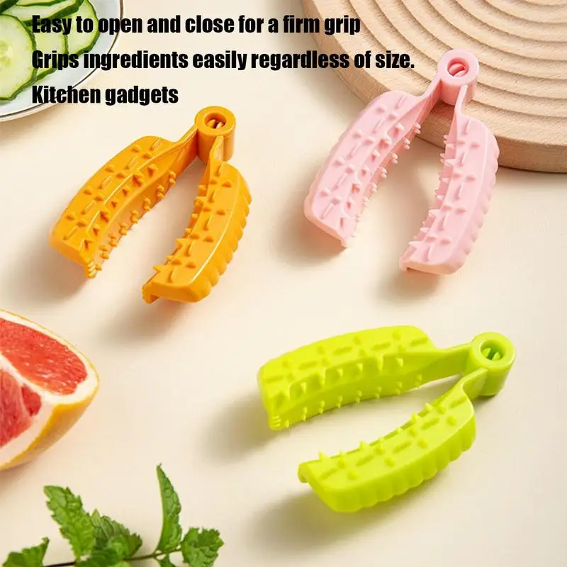 Vegetable Cutting Finger Protector Vegetable Grater Protector Non-slip Food Grabber Tool Finger Hand Protection For Cutting