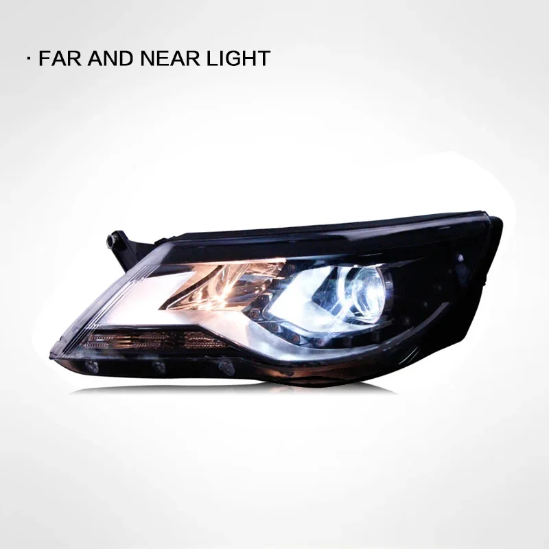 

Car LED Headlight Light Assemblies For VW Tiguan 2010-2012 Auto Fog DRL Brake Turn Signal Lamp Plug and Play