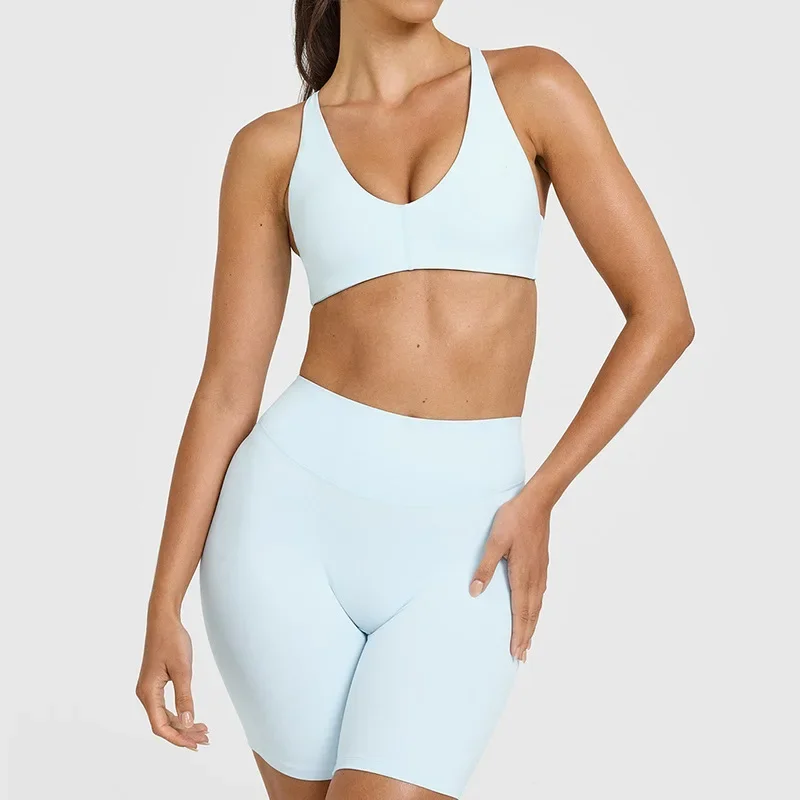 

Women's Sports Bra with Push-up & Shock Absorption Strappy Racerback Tank for Yoga Training