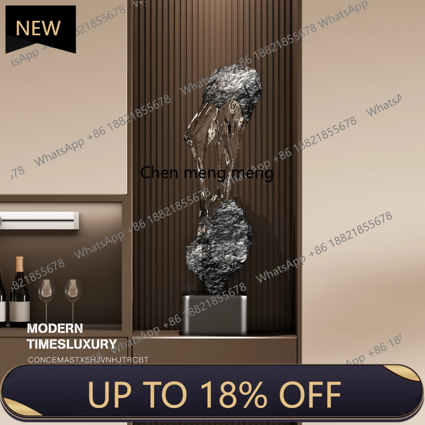 

M85 Hotel lobby stone running sculpture sales department decoration living room floor ornament