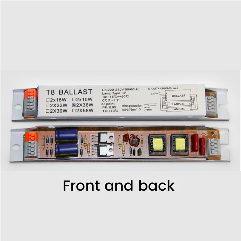 MOPHE-For Home Office Supplies Iron Sheet T8 2X36w Electronic Ballast For UV Germicidal Fluorescent Lamps