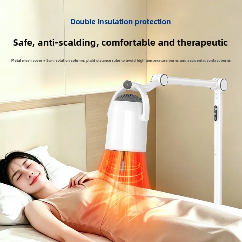 Infrared Heat Lamp, 150W Facial beauty TDP Lamp for Body or Pain Relief, Adjustable Temperature Angle Therapeutic Lamp for Home