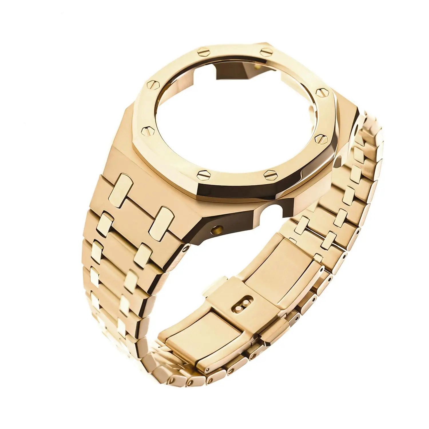 

Кассета из нержавеющей стали GA2100, модифицированный корпус, песок AP, дуб фермы, сменный корпус GSHOCK - серебристый, черный, полночный, синий, серый