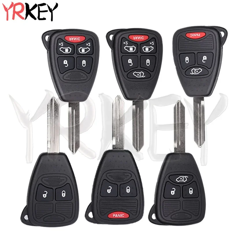 

Car Smart Remote Control Key Shell for Jeep Grand Cherokee Dakota Durango Charger for Chrysler for Dodge Car Key Case Cover
