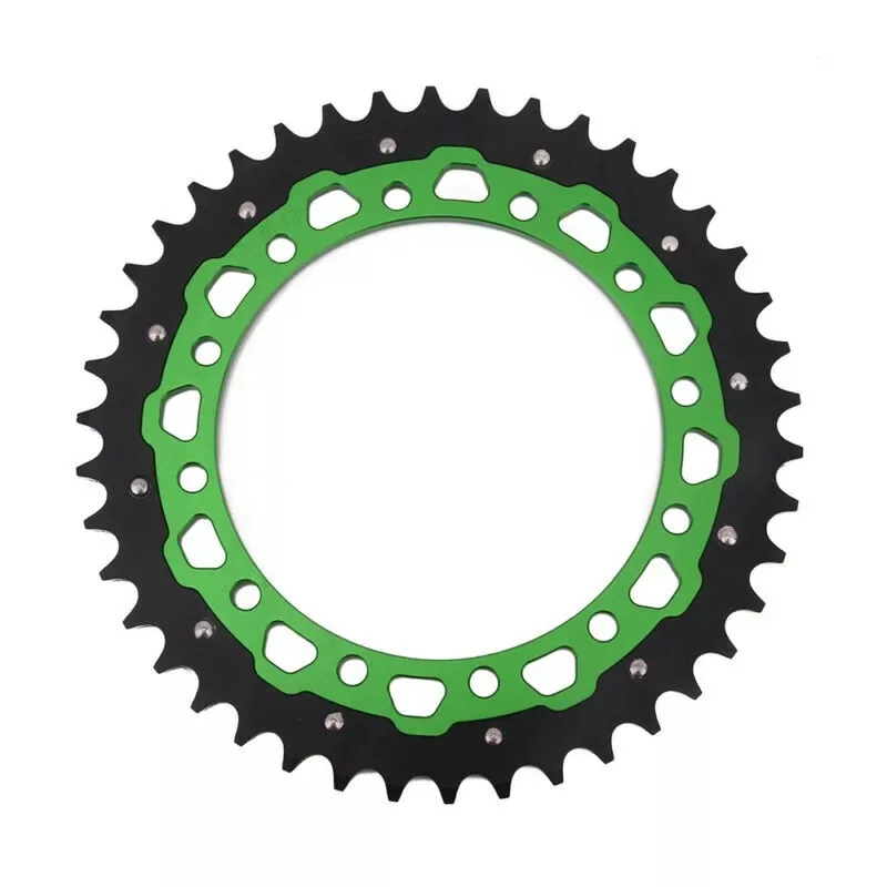 Motorcycle accessories Sprocket Rear Green Motorcycle Steel T / 51 Fits For Kawasaki KDX200 83-06 2002