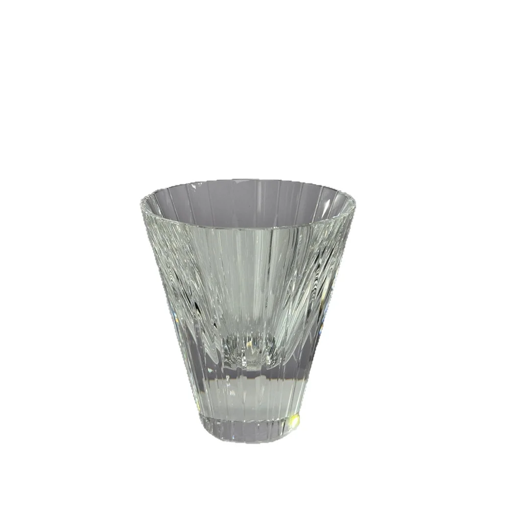 

Hand-carved whisky cup color material crystal cup foreign wine hand-polished color K9 crystal
