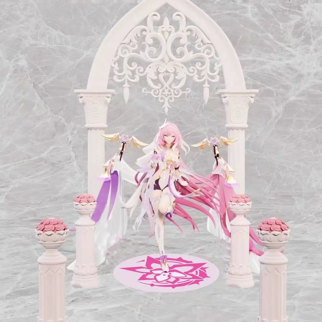 24cm Honkai Impact 3rd Anime Figurine Elysia Action Figure Pvc Model Gk Statue Collectible Toy Decoration Doll Children Gifts