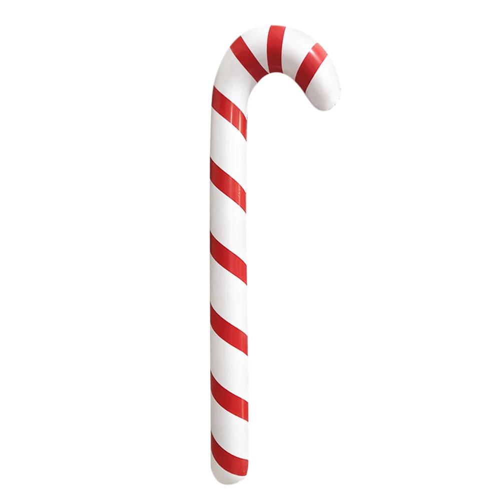 Ballons gonflables en bâton de canne à bonbons de noël, 90cm, 1 à 40 pièces, décor d'extérieur pour fournitures de décoration de noël 2023