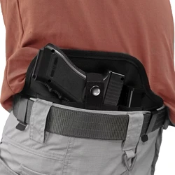 Tactical IWB Pancake Gun Holster Waist Belt Ambidextrous Pistol Holsters for Taurus G3/G2C/G3C Glock 17/19/20/21/26/PT111/PT140