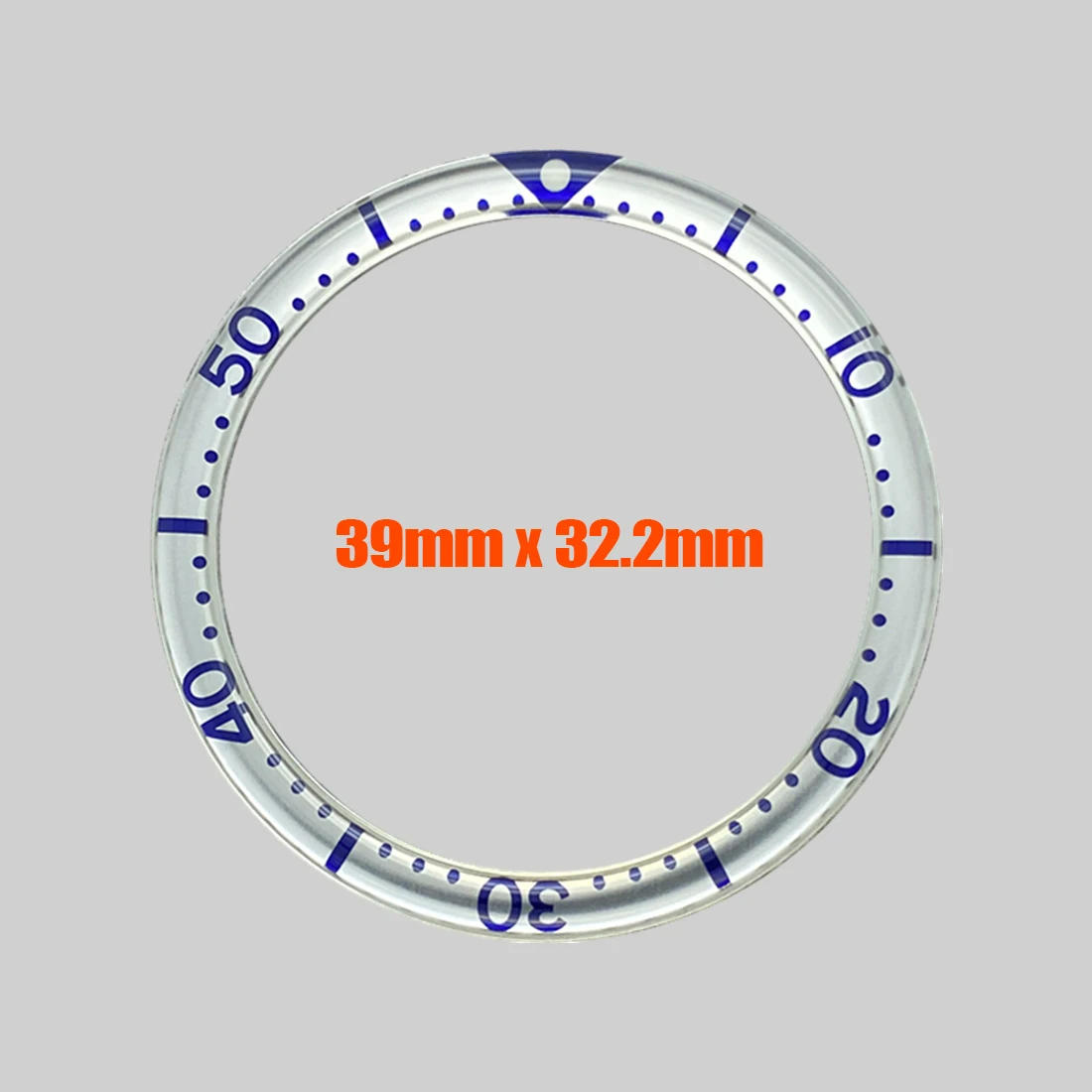 Customized 39X32.2mm Resin Bezel Insert Turtle Bezel Ring Fit for 6105 6309 Turtle Watch Case NH35 NH36 Watch Bezel Ring