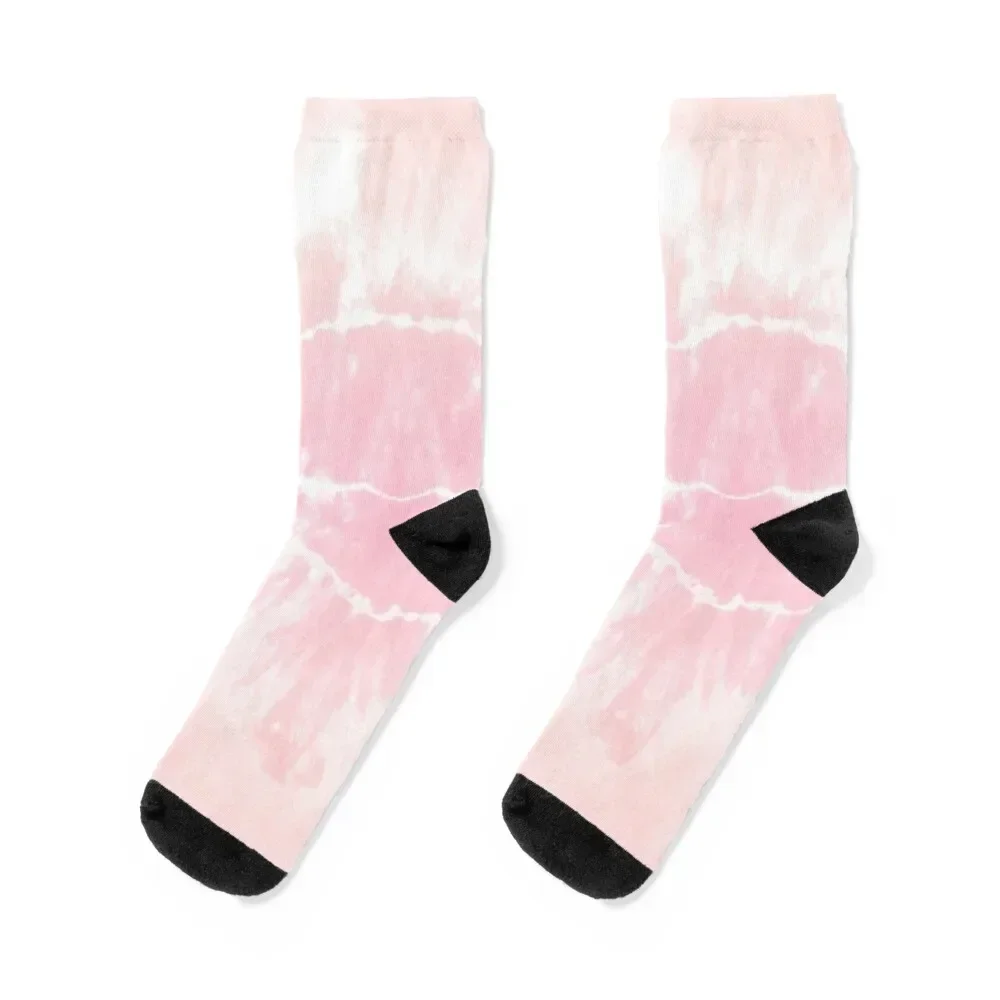 

Tie-Dye Blush Stripes Socks golf loose Thermal man winter Socks Woman Men's
