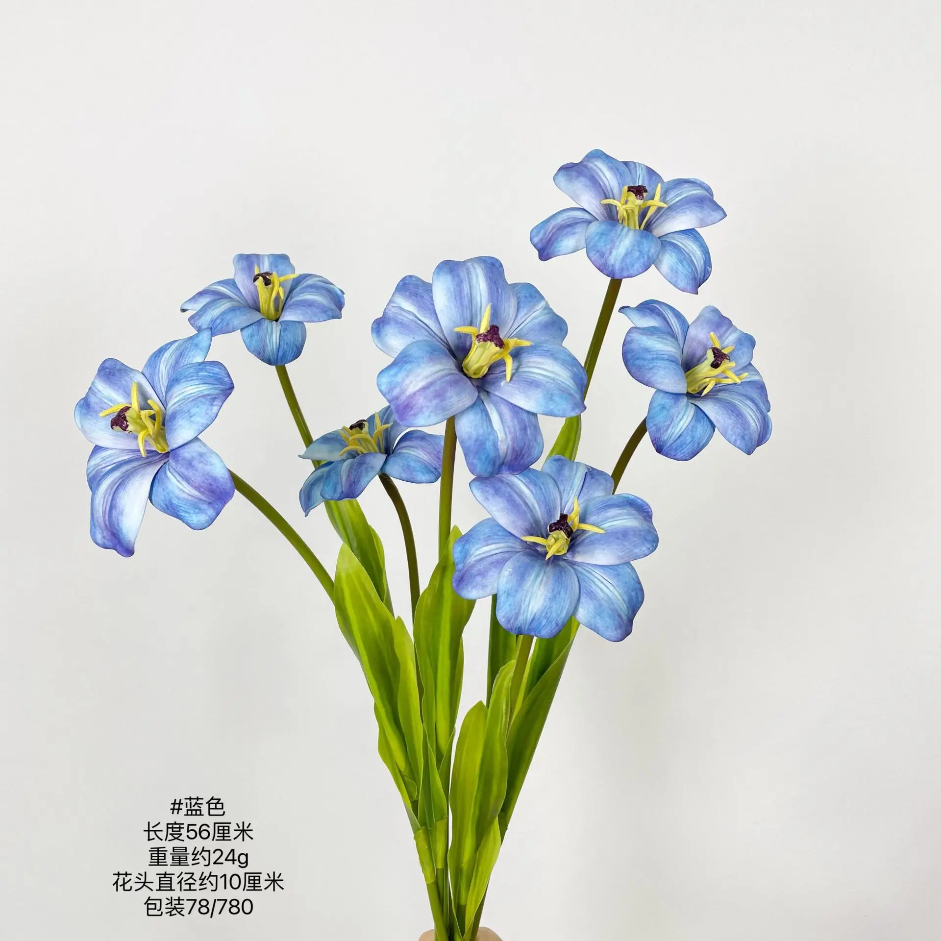 10 Stück Künstliche PU-Tulpenblumen Heimdekoration Kunsttulpen Hochzeitstisch-Blumenarrangement Brautstrauß Fotografie-Requisiten – Detail 3