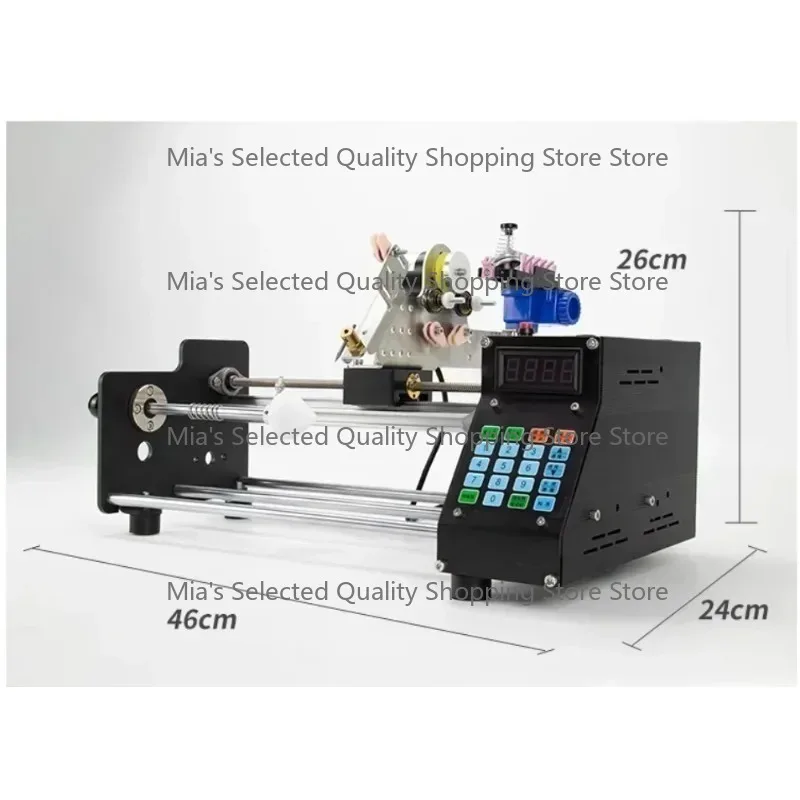 Automatic Electric Winding Machine 24V10A Stranded Wire Enameling Tool with Meter Counting Fish Coil for Cotton Wire Winder