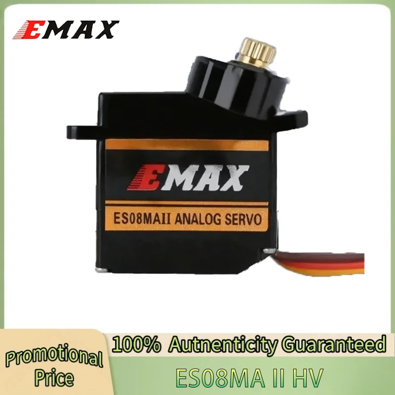 

EMAX ES08MA II HV 6V-8.4V 12g Metal Gear Analog Servo for RC UAV/Helicopters/Airplane/Truck/Boat/Car Accessories